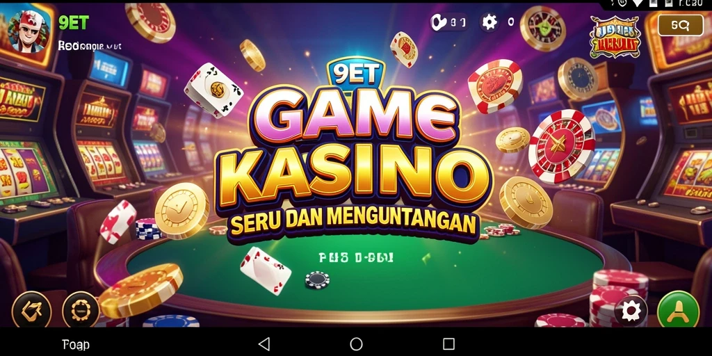 Tampilan gameplay seru dari 9ET dengan beragam pilihan permainan Kasino.