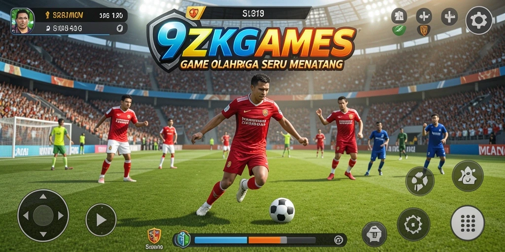 Tampilan gameplay seru di 9ZKGAMES dengan berbagai olahraga.