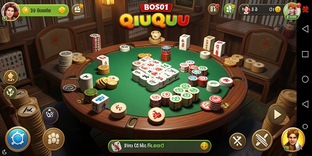 Screenshot gameplay QiuQiu yang seru dan menarik.