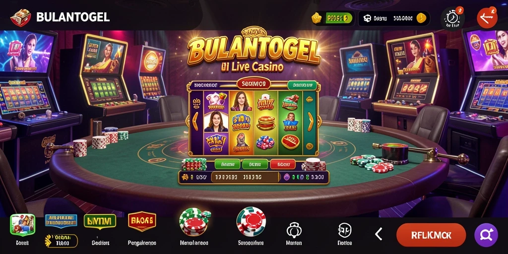 Gameplay seru di BULANTOGEL Live Casino yang memukau.