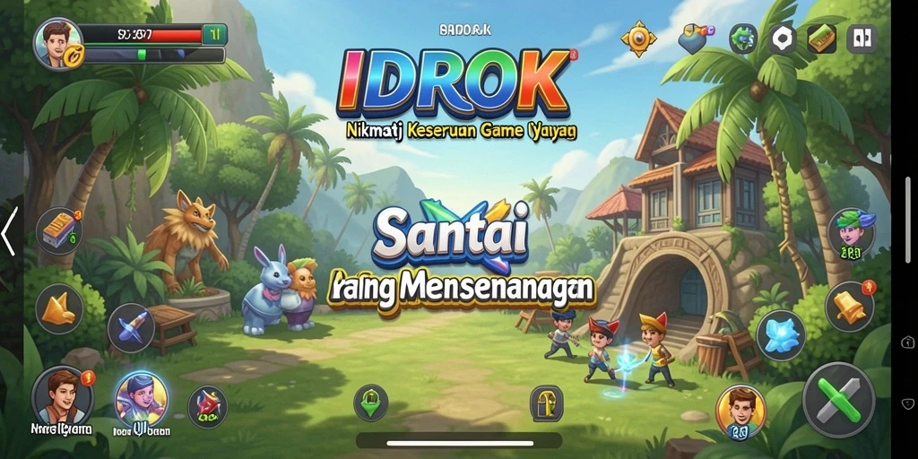 Tangkapan layar gameplay IDROK yang menarik dan menghibur.