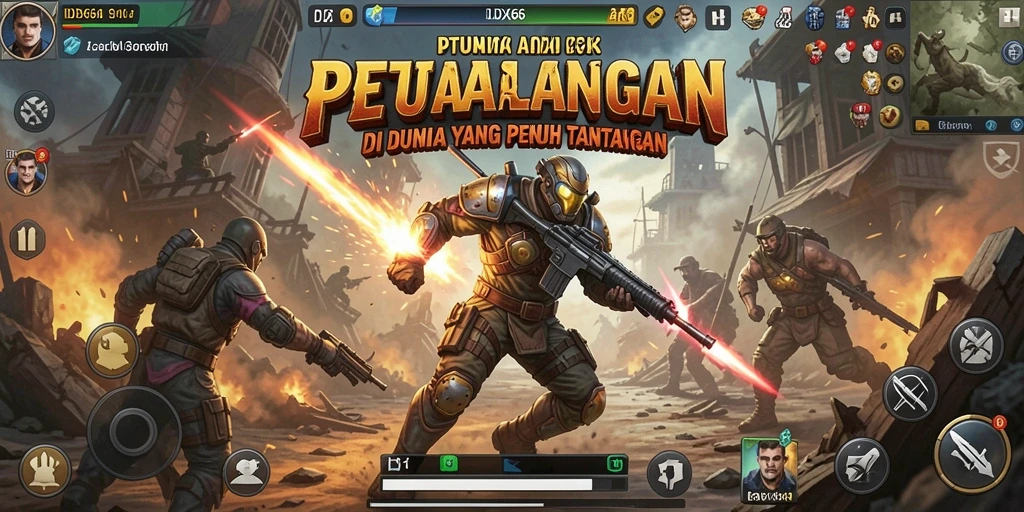 Gameplay seru IDX66 dengan aksi penuh ketegangan.