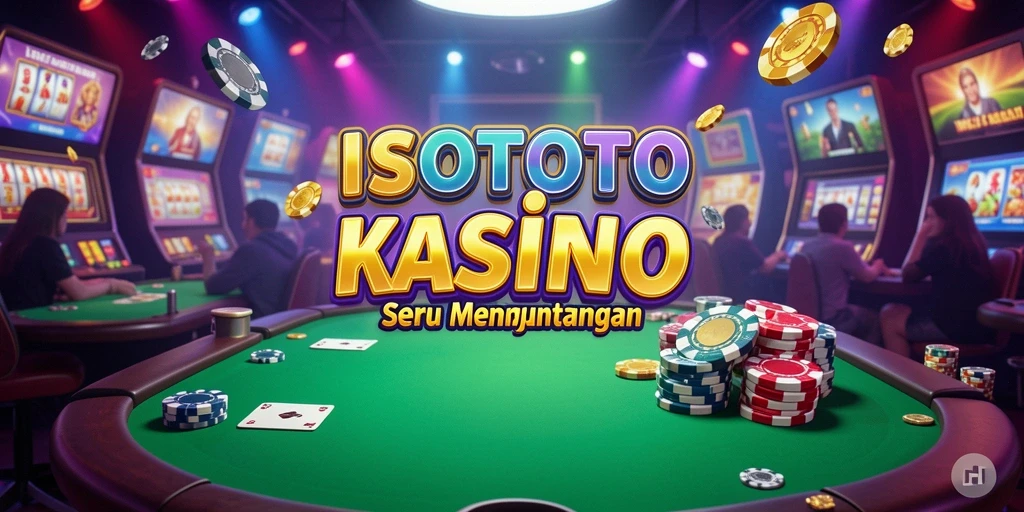 Tampilan mendebarkan gameplay Kasino di ISOTOTO.