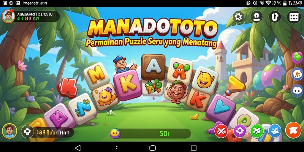 Screenshot utama MANADOTOTO menunjukkan gameplay seru dan penuh tantangan.