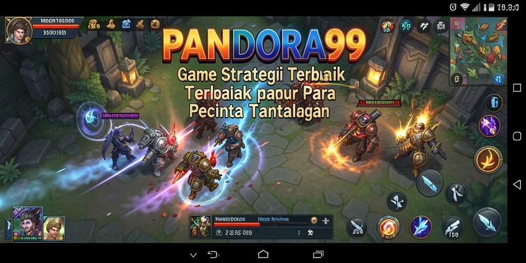 Tampilan gameplay menarik dari PANDORA99 yang menguji strategi.