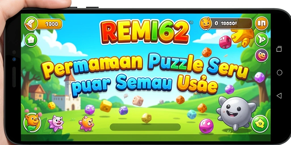 Tampak menyerukannya gameplay REMI62 dengan berbagai puzzle menyenangkan.