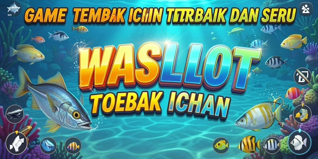 Menampilkan gameplay seru dalam permainan Tembak Ikan WASLOT.